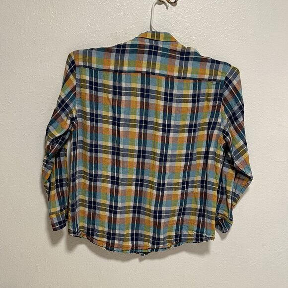 Tommy Bahama Linen Shirt Long Sleeve Button Down Blue Colorful Men's size XXL - Picture 9 of 9